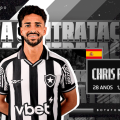 Botafogo anuncia atacante espanhol Chris Ramos, novo camisa 9 do Glorioso